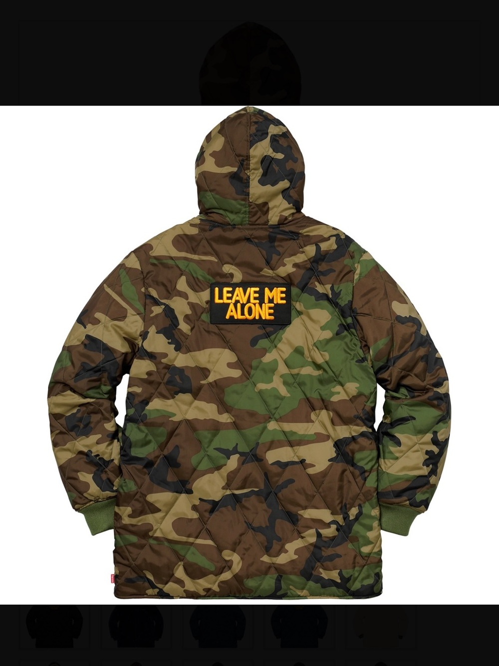 Supreme Camo Hooded Sherpa-Lined Jacket